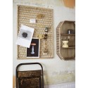 madam stoltz etagere murale bois bambou rotin naturel 18Y1105