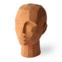 hk living sculpture tete en terre cuite abstract head