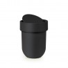Umbra Touch Waste Bin with Lid Black