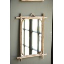 petit miroir mural rectangulaire cadre en bambou ib laursen