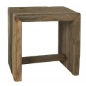 tabouret rustique bois recycle unika ib laursen 2197-00