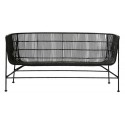 Canapé design rotin noir House Doctor Cuun