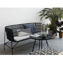 Canapé design rotin noir House Doctor Cuun