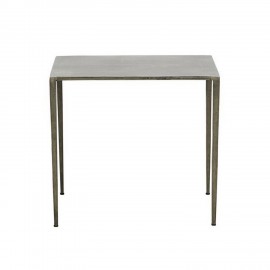 house doctor ranchi table basse carree metal brut style industriel