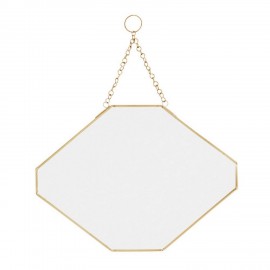 miroir mural madam stoltz laiton antique metal dore