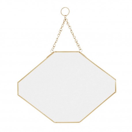 miroir mural madam stoltz laiton antique metal dore