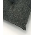 house doctor coussin de chaise carre vert kaki fonce fine 50 x 50 cm