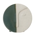 bloomingville vase mural a suspendre gres vert blanc bicolore talia