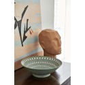 hk living sculpture tete en terre cuite abstract head