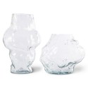 Vase verre organique HK Living Cloud