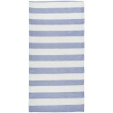 ib laursen tapis long plastique recycle raye bleu clair blanc