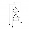 Mobile suspension décoratif design bois noir Flensted Contrepoint