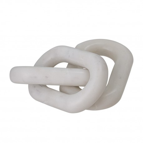 Sculpture en marbre chaine Bloomingville Adee