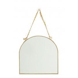 madam stoltz petit miroir mural laiton