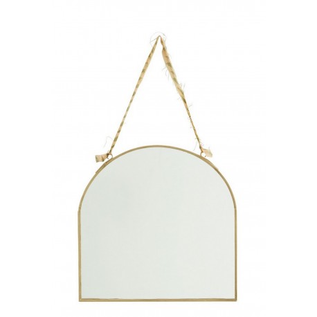 madam stoltz petit miroir mural laiton