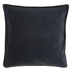 housse de coussin carree velours bleu fonce ib laursen 6230-56