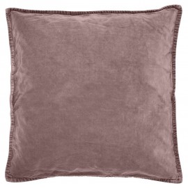 ib laursen housse de coussin carree velours mauve 6230-52