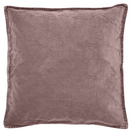 ib laursen housse de coussin carree velours mauve 6230-52