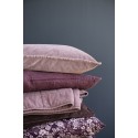 ib laursen housse de coussin carree velours mauve 6230-52