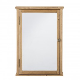 armoire etagere murale de salle de bains bois miroir bloomingville