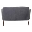 Petit canapé 2 places velours Pols Potten Charmy gris