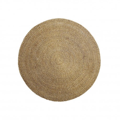 bloomingville seagrass tapis jonc de mer rond 120 cm  117000