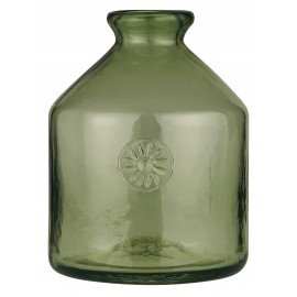 iblaursen vase verre style flacon de pharmacie vert