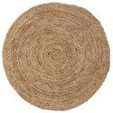 iblaursen petit tapis rond jute naturel 90 cm