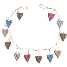 guirlandecoeursentissumulticolorecordevintageiblaursendecorationmurale