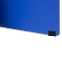 hkliving table basse bleue ronde metal fin bout de canape