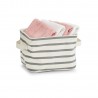 Panier rangement toile Zeller