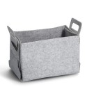 grand panier feutre gris design zeller