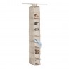 etagere rangement tissu suspendu placard dressing 10 cases zeller