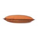 hkliving coussin salon rectangle orange lin coton