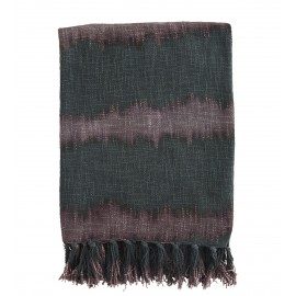 plaid tie dye coton noir violet madam stoltz