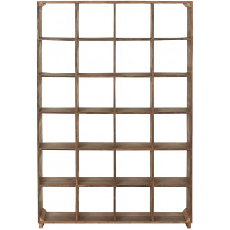 Etagère bois recyclé 24 cases IB Laursen