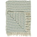 plaid coton motif bleu turquoise ib laursen