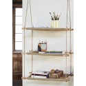 etagere murale suspendue corde de jute madam stoltz