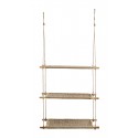 etagere murale suspendue corde de jute madam stoltz