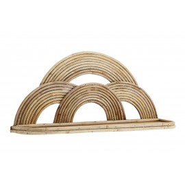 etagere murale decorative retro vintage bois bambou madam stoltz