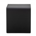 table de chevet design epure bois noir d acacia bloomingville hassel