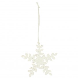 decoration de sapin noel etoile blanche papier ib laursen