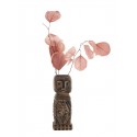 madam stoltz vase statuette gres ethnique marron
