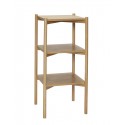 petite etagere colonne 3 plateaux design scandinave bois clair hubsch