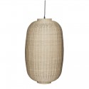 suspension design ovale rotin hubch scandinave