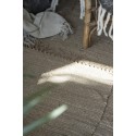 tapis de chambre coton jute naturel franges beige ib laursen