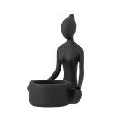 bougeoir statuette zen posture yoga lotus bloomingville