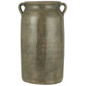 grand vase poterie gres gris rustique ib laursen