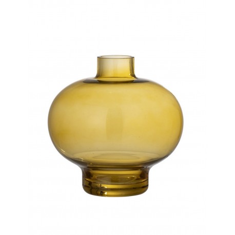 vase verre ambre bloomingville annike