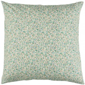 grande housse de coussin style liberty vert ib laursen coton 60 x 60 cm
